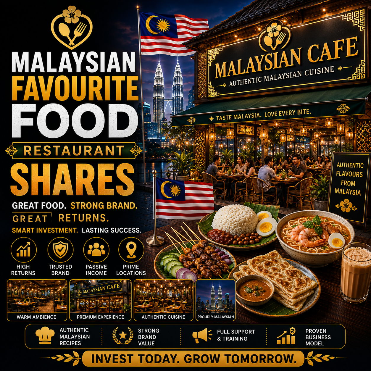 Malaysian Food Restaurant Shares